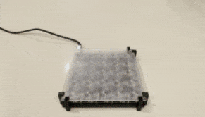 an interactive LED coaster