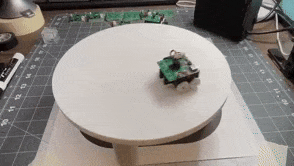 a GIF of a Pocket Bot avoiding the edge of a platform
