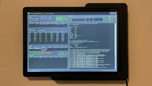 a Windows tablet running my automated trading software